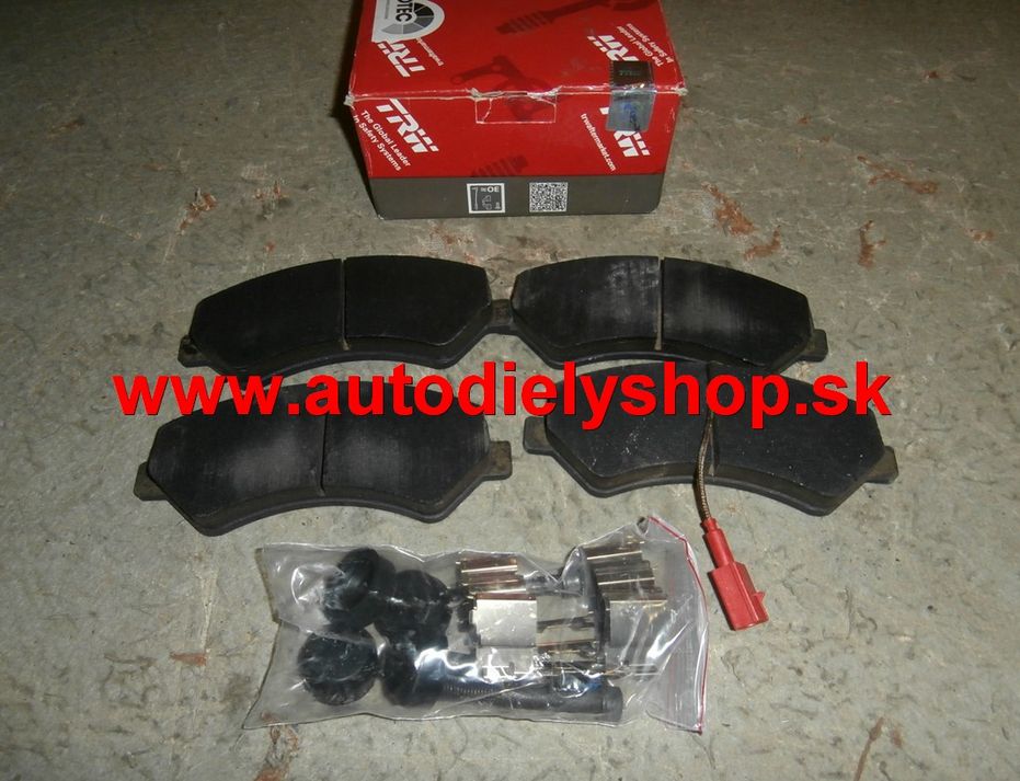 Peugeot BOXER 06- Brzdové platničky predné, sada L+P /TRW/