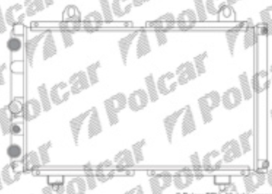 Fiat DUCATO 82-6/94 chladič vody 1,9D-2,5D-2,5TD
