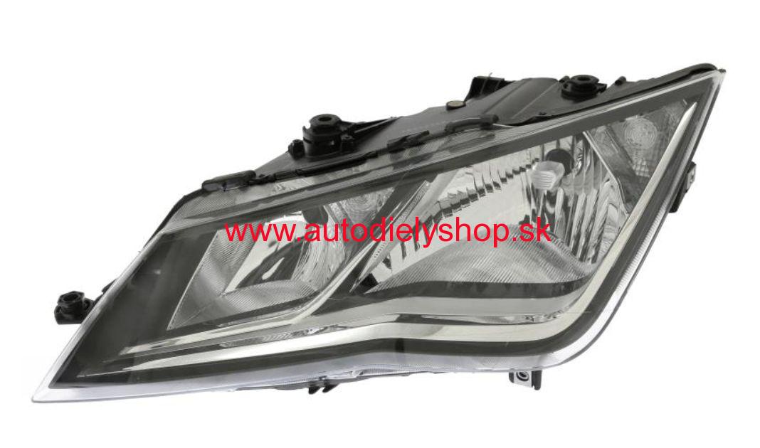Seat LEON 2013- hlavný reflektor H7+H7 ľavý /VALEO/