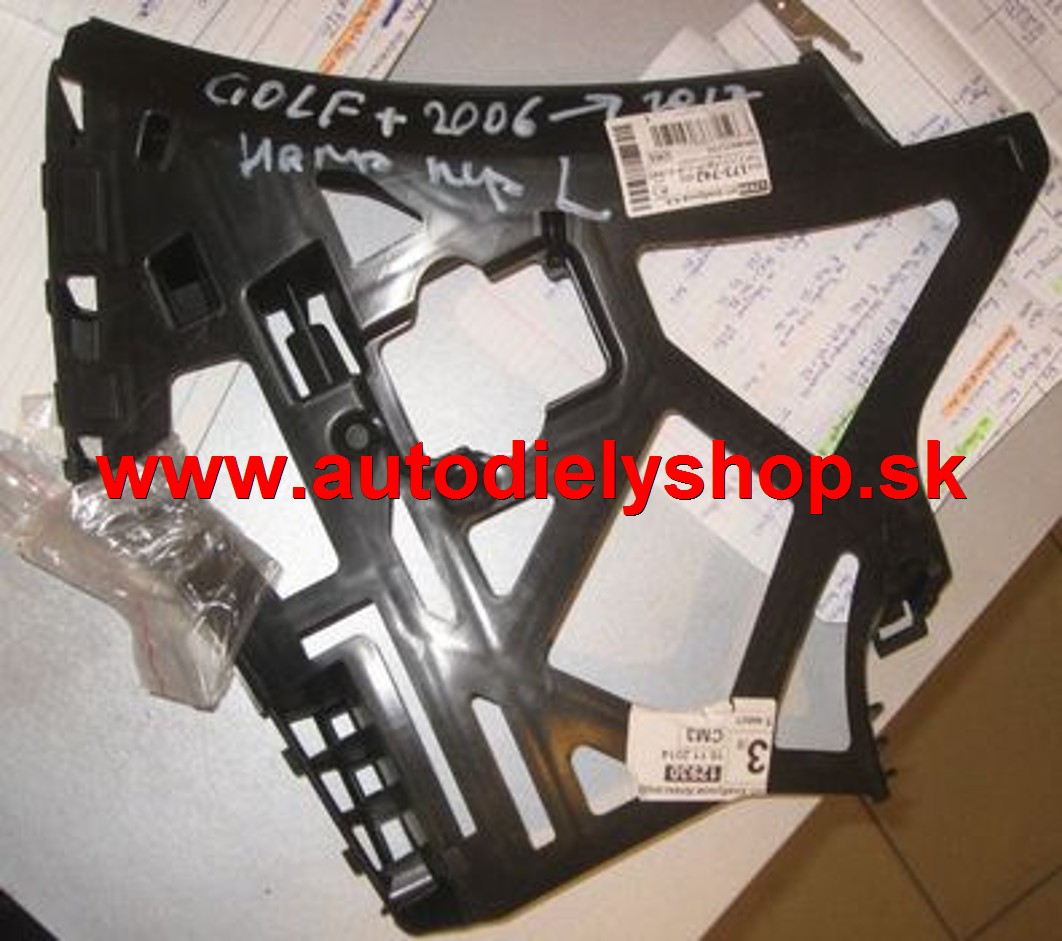 VW GOLF VI Plus 4/09- bočný držiak pred.nárazníku ľavý ORIGINÁL