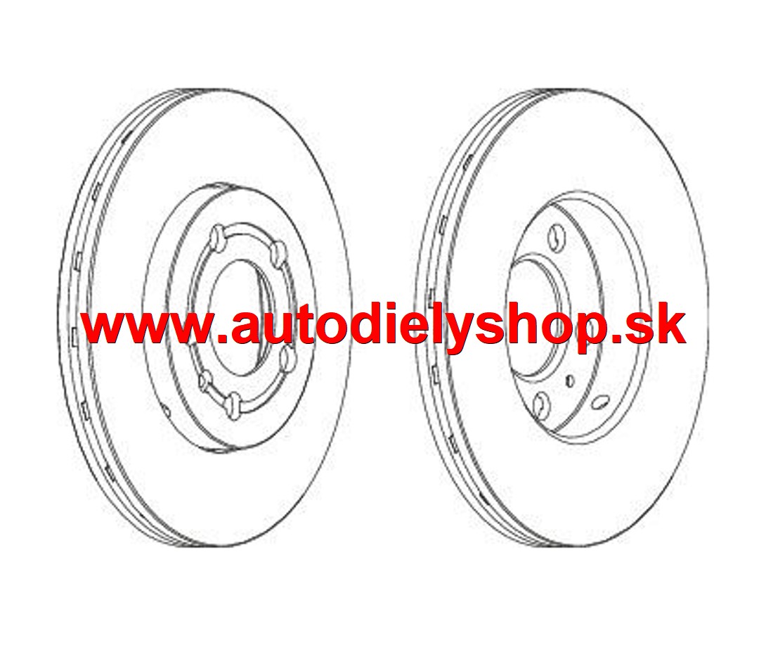  Seat TOLEDO 10/2012-predné kotúče Sada L+P,256mm / SRL