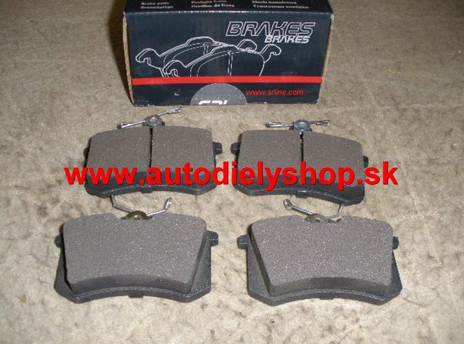  Seat TOLEDO 10/2012- zadné platničky Sada /SRL/