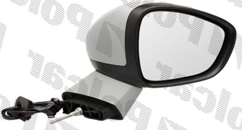 Citroen C5 1/2008- el.spätné zrkadlo so smerovkou vyhrievané pravé /7 kolíkov/