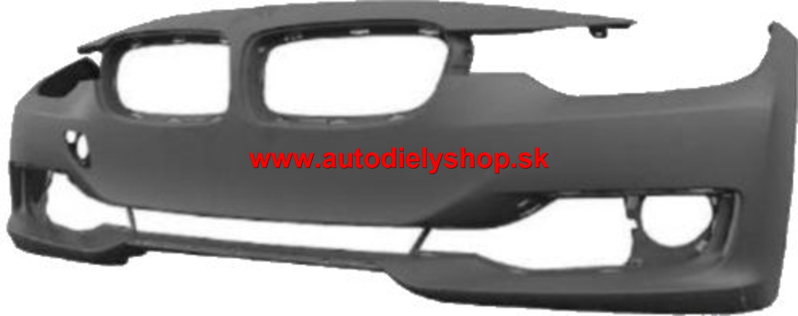 BMW 3 F30,F31 01/12- predný nárazník s podkladom 