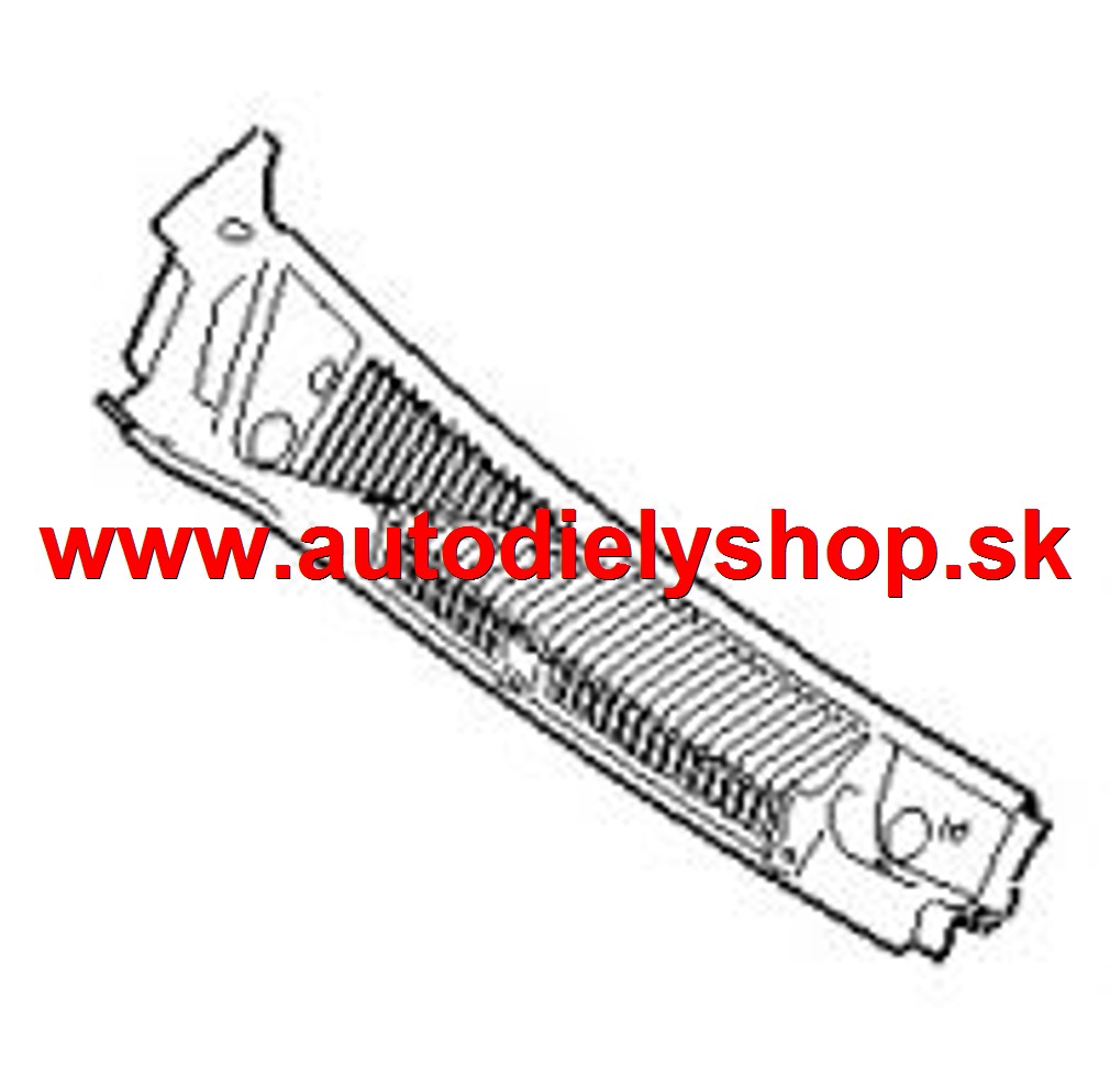 Ford TRANSIT CONNECT 10/02-4/09 panel pod rám čelného skla ľavý ORIGINÁL