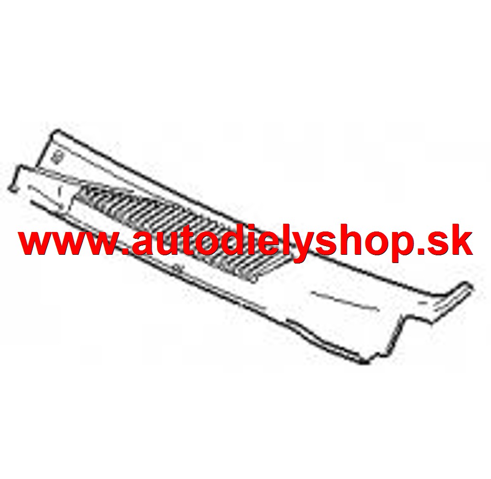 Ford TRANSIT CONNECT 10/02-4/09 panel pod rám čelného skla pravý ORIGINÁL