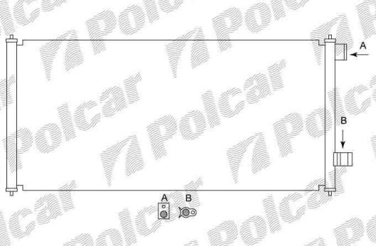 Ford TRANSIT CONNECT 10/02-4/09 chladič klimatizácie /pre všetky typy/
