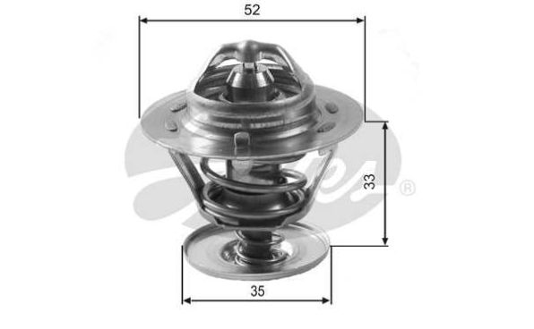 Ford TRANSIT CONNECT 10/02-4/09 termostat chladenia pre 1,8Di-1,8TDCi