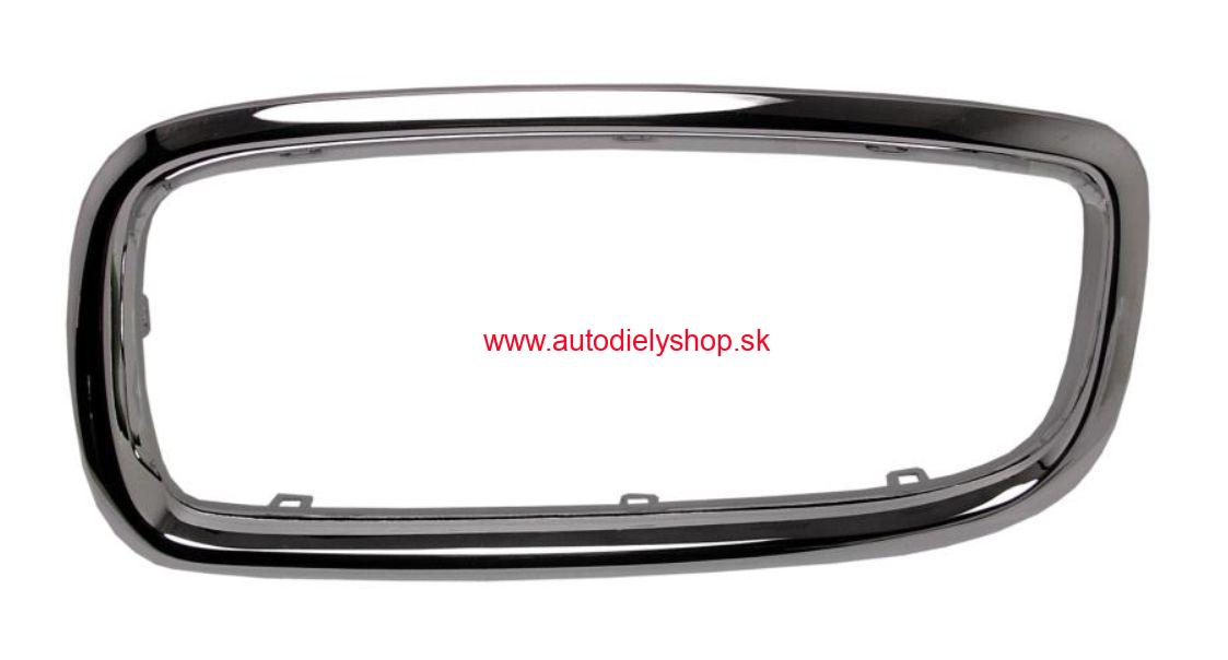BMW 7 E65, E66 10/01-12/04 rámik prednej masky chrómový ľavý 