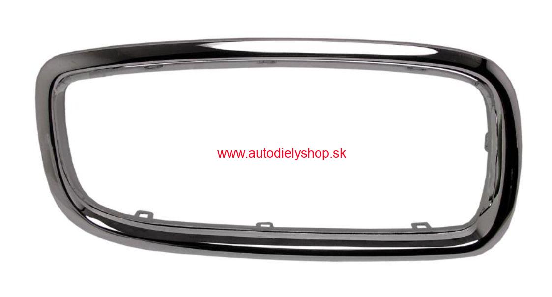 BMW 7 E65, E66 10/01-12/04 rámik prednej masky chrómový pravý 