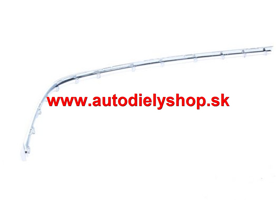 BMW 7 E65, E66 10/01-12/04 lišta pred.nárazníka chrómová ľavá 