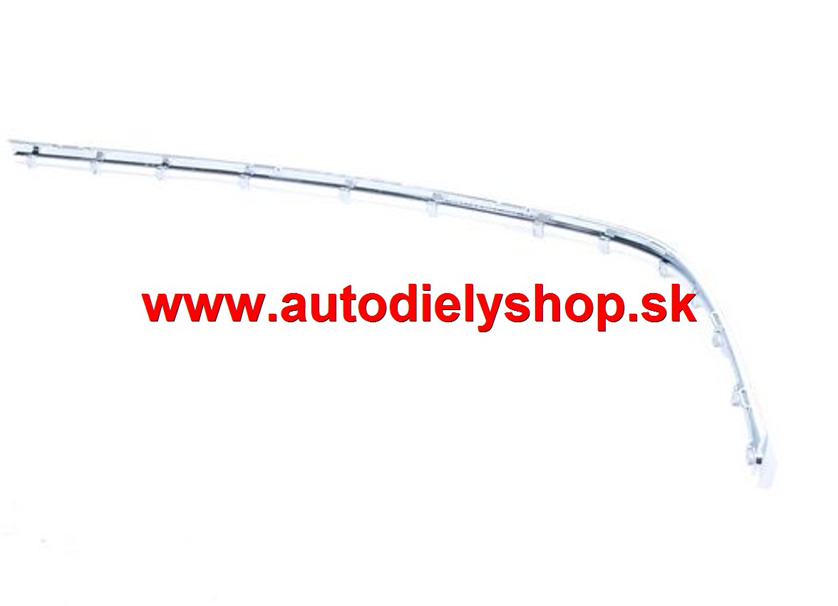 BMW 7 E65, E66 10/01-12/04 lišta pred.nárazníka chrómová pravá 