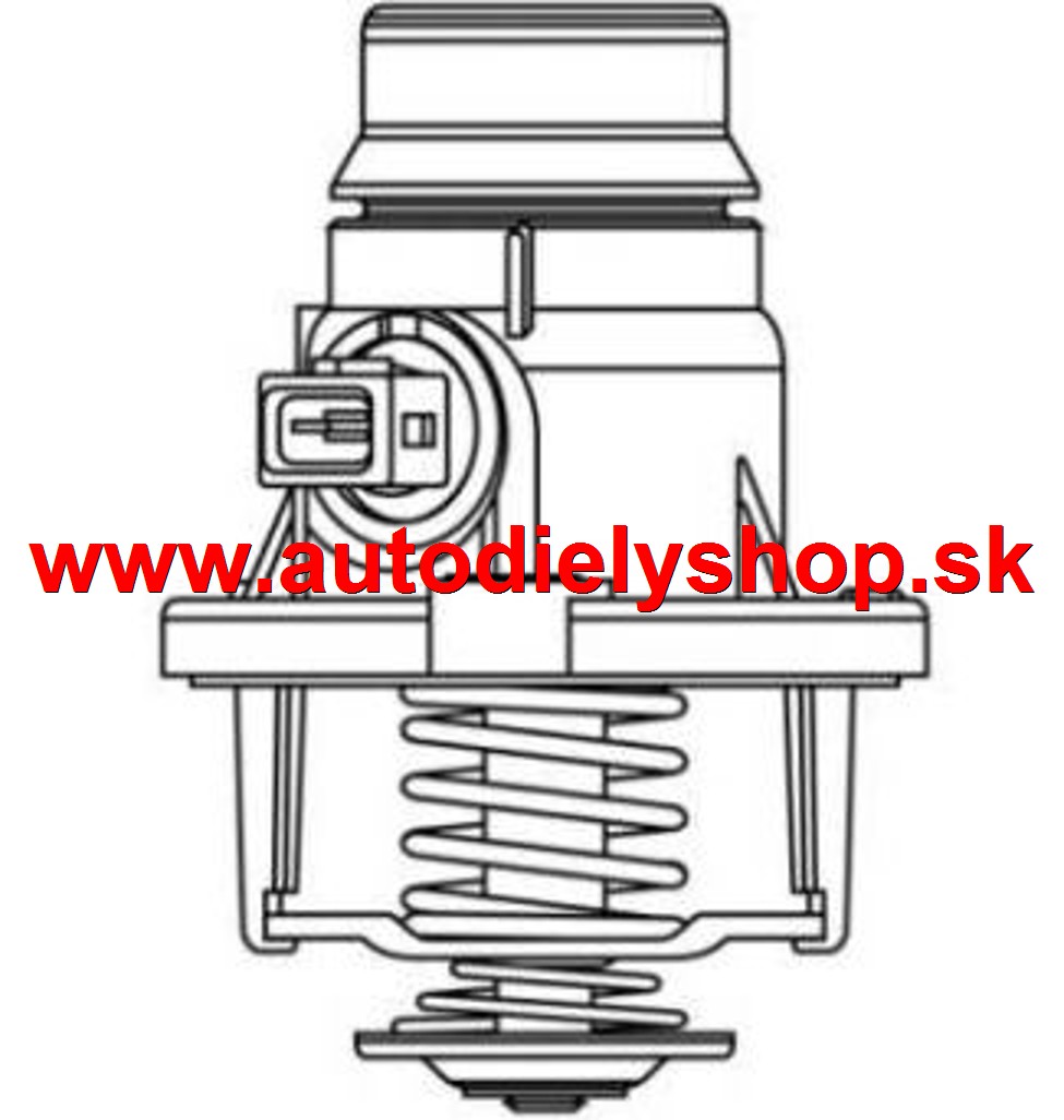 BMW 7 E65, E66 10/01-12/04 termostat chladenia /WAHLER/