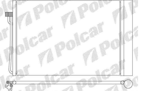 BMW 7 E65, E66 10/01-12/04 chladič klimatizácie