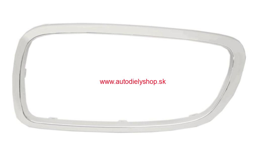 BMW 7 E65, E66 01/05-10/08 rámik prednej masky chrómový ľavý
