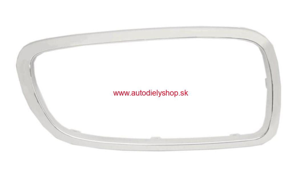 BMW 7 E65, E66 01/05-10/08 rámik prednej masky chrómový pravý