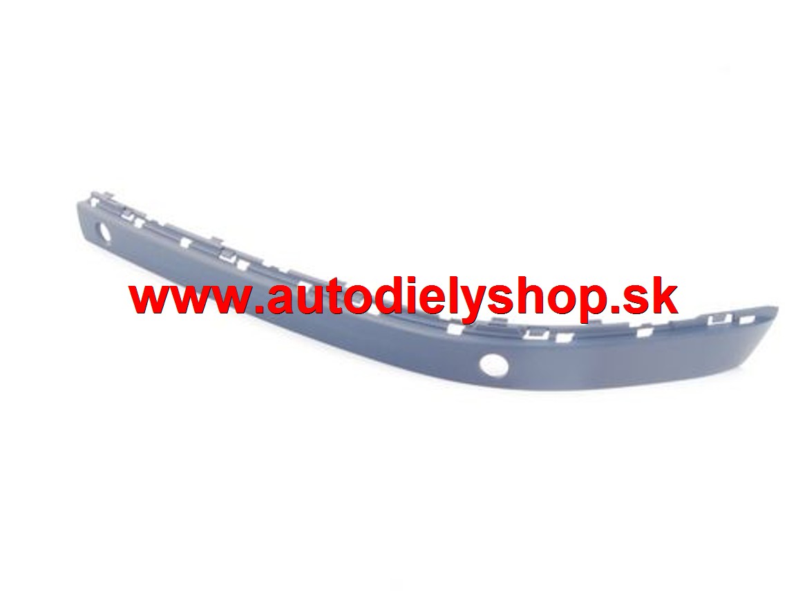 BMW 7 E65, E66 01/05-10/08 lišta pred.nárazníka ľavá/s otv.na senzory a lištu/