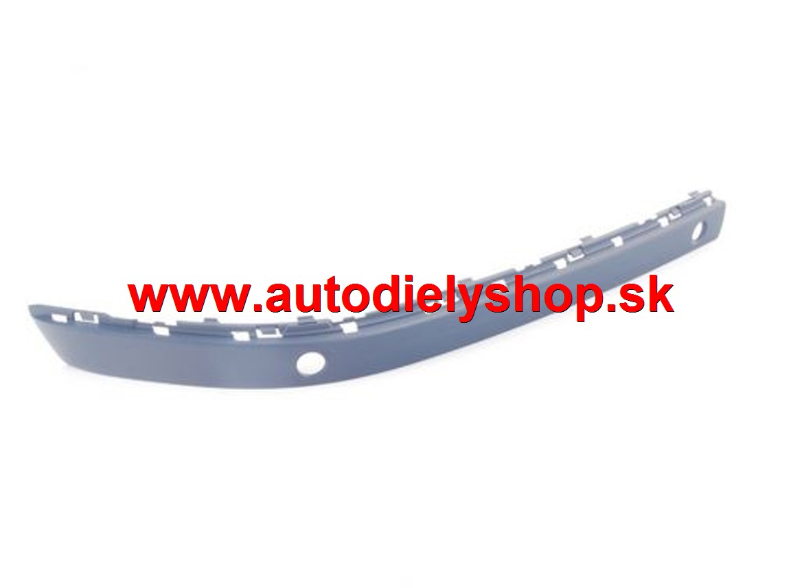 BMW 7 E65, E66 01/05-10/08 lišta pred.nárazníka pravá/s otv.na senzory a lištu/