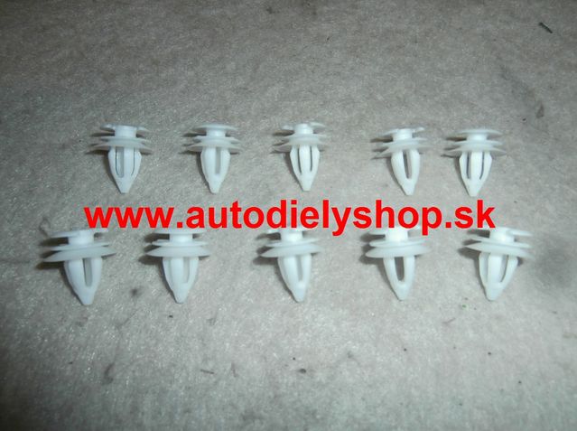 BMW 7 E65, E66 01/05-10/08 príchytky čalúnenia interiéru 10 ks