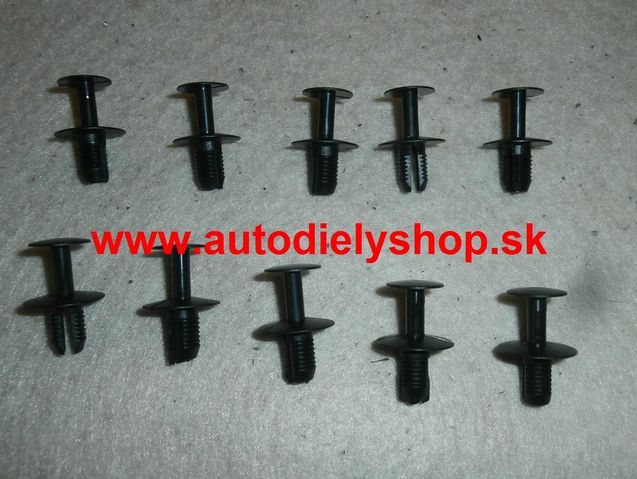 BMW 7 E65, E66 01/05-10/08 príchytky čalúnenia kufra 10 ks