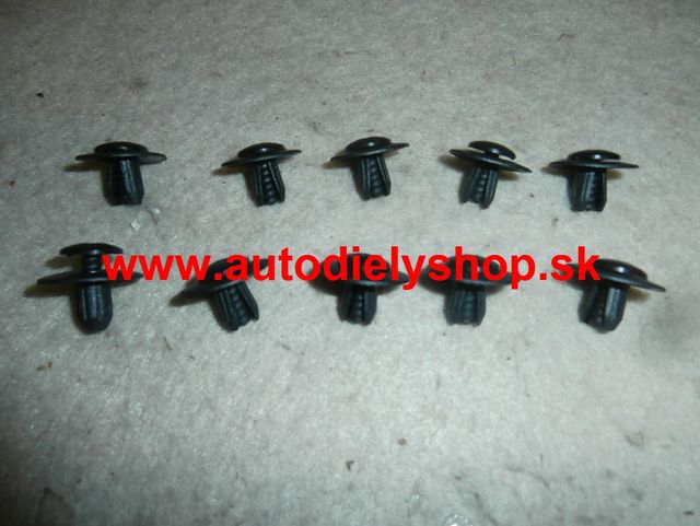 BMW 7 E65, E66 01/05-10/08 príchytky krytov pod motor 10 ks