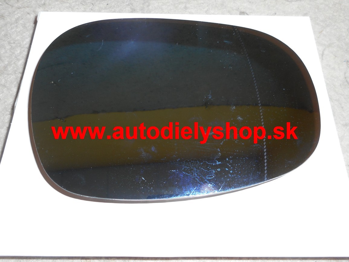 BMW 3 E90, E91 10/2008- sklo zrkadla s držiakom vyhrievané pravé /4 KOLÍKY/