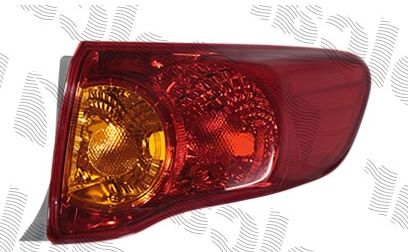 Toyota COROLLA 03/07- zadné svetlo vonkajšie pravé /TYC/