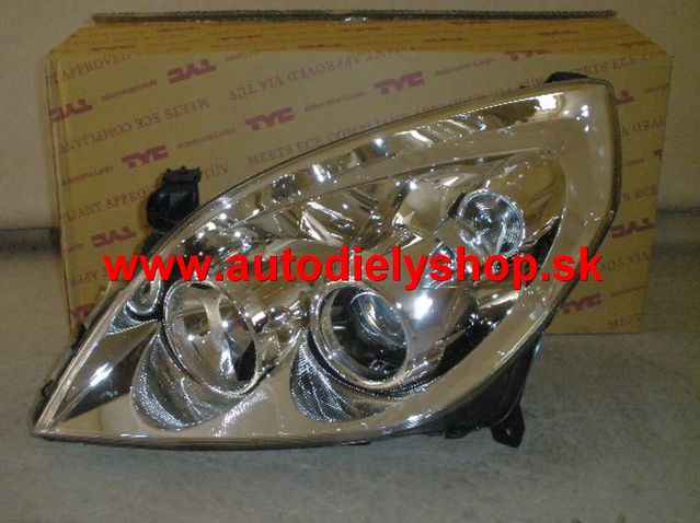 Opel SIGNUM 9/05-08/08 svetlo H1+H7 ľavé,strieborné