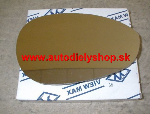 Fiat LINEA 6/07- Sklo spätného zrkadla, Lavé /s držiakom/