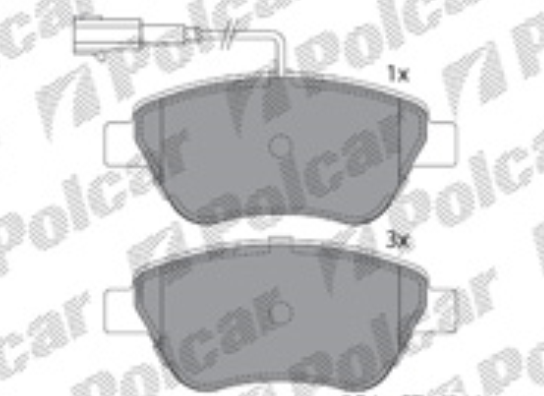 Fiat LINEA 6/07- predné platničky Sada / SRL / 122,8mm