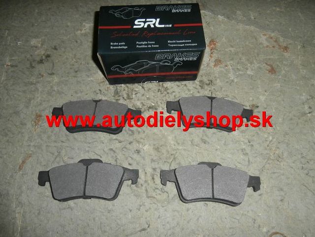 Opel SIGNUM 9/05-08/08 Zadné brzdové platničky sada /SRL/