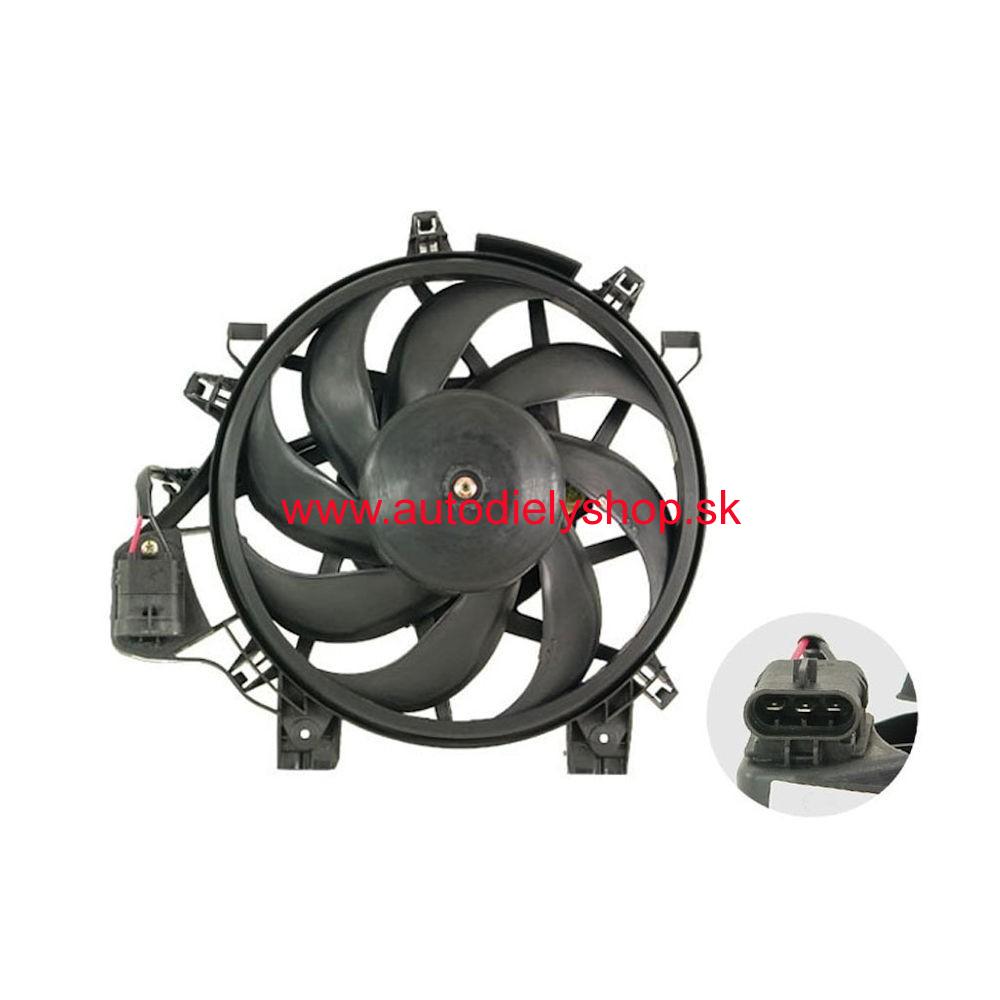 Opel COMBO 3/02- ventilátor chladiča klimatizácie 1,7DI-1,7DTI