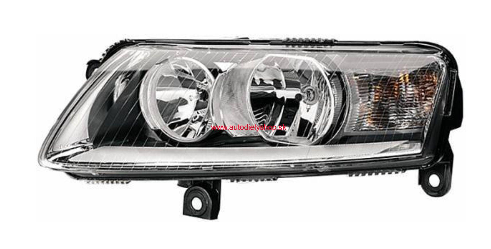 Audi A6 10/08- svetlo H7+H15 el.s motorčekom s denním svietením ľavé /HELLA/