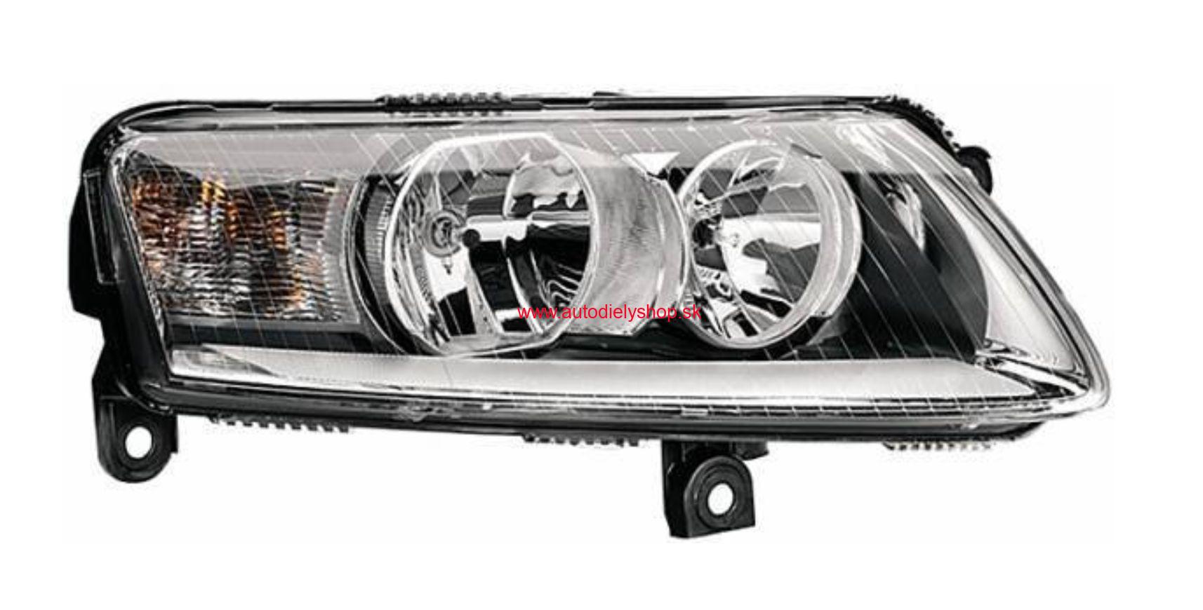 Audi A6 10/08- svetlo H7+H15 el.s motorčekom s denním svietením pravé /HELLA/
