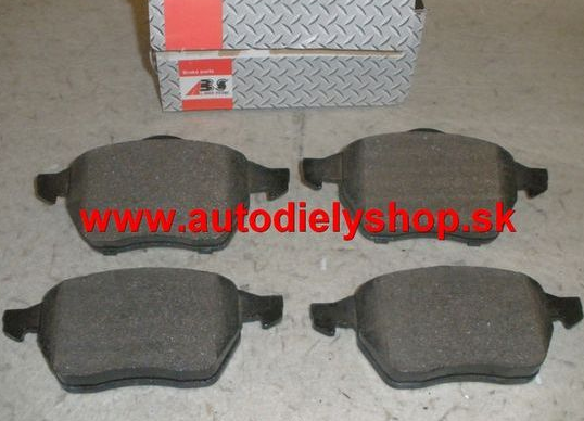   Fiat PANDA 9/03- predné platničky Sada/ A.B.S / typ BOSCH 