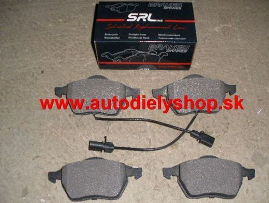 Fiat Punto 9/99-6/03 predné platničky Sada / SRL / typ ATE