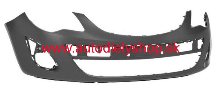 Opel CORSA D 01/11- predný nárazník s podkladom 