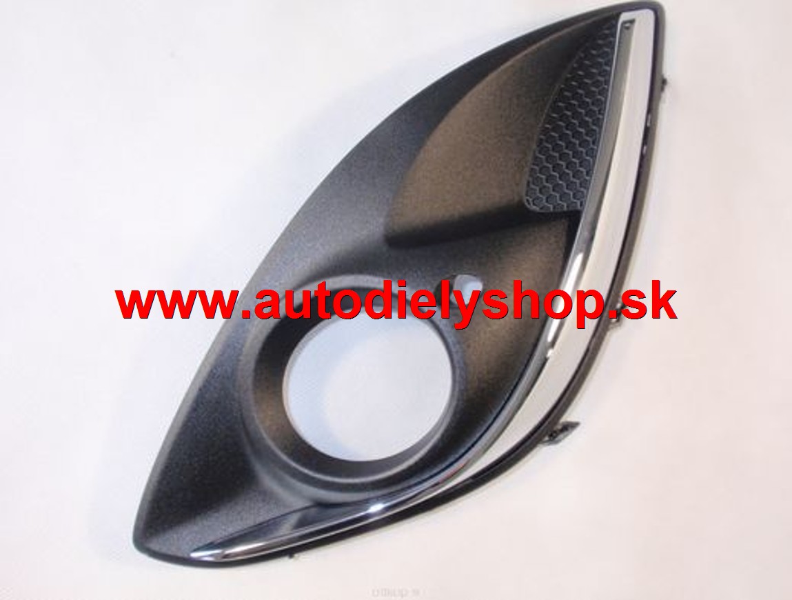 Opel CORSA D 01/11- kryt v pred.nárazníku pravý/s chrómovou lištou/