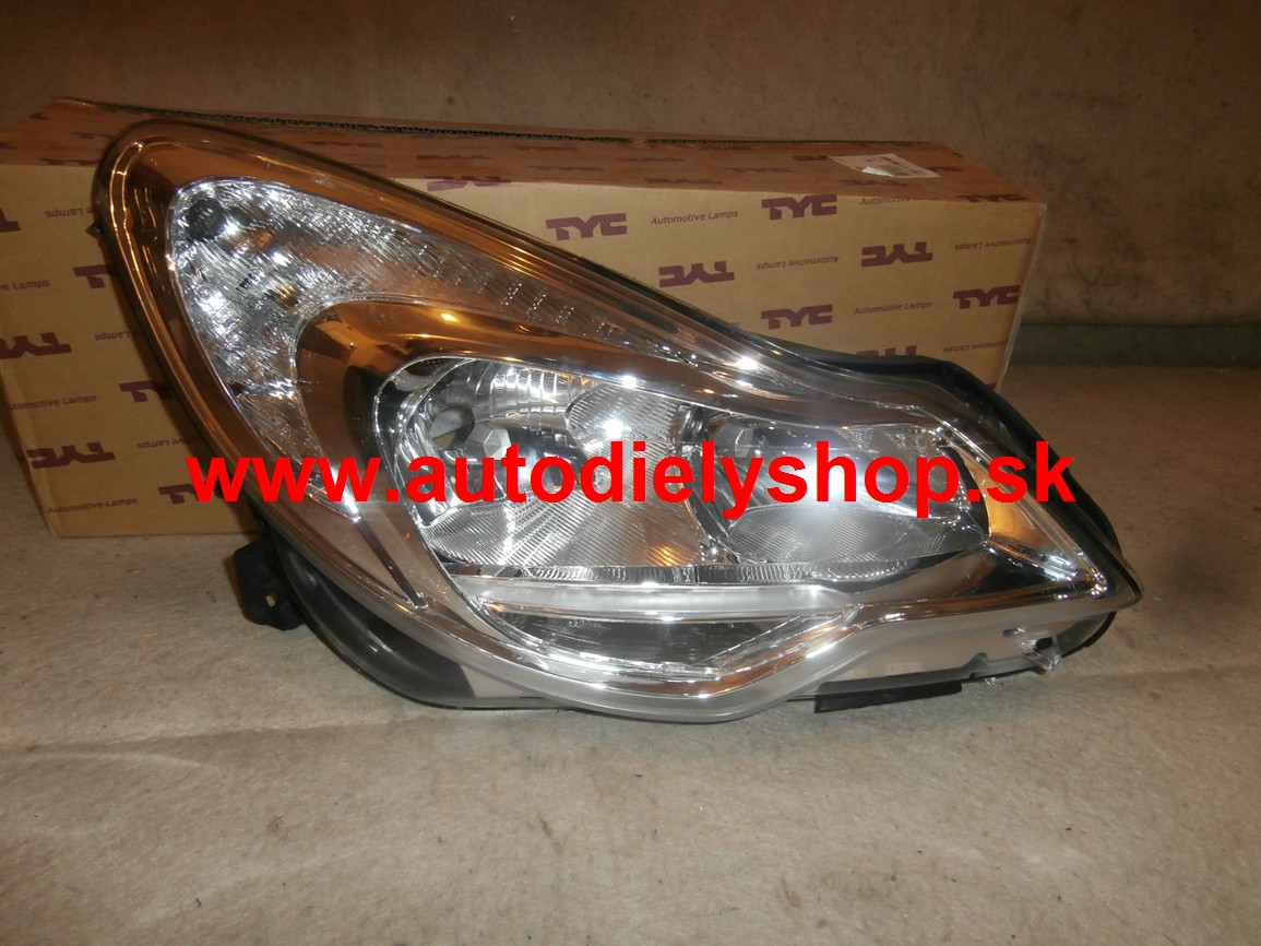 Opel CORSA D 01/11- predné svetlo H1+H7 el.s motorčekom pravé /TYC/