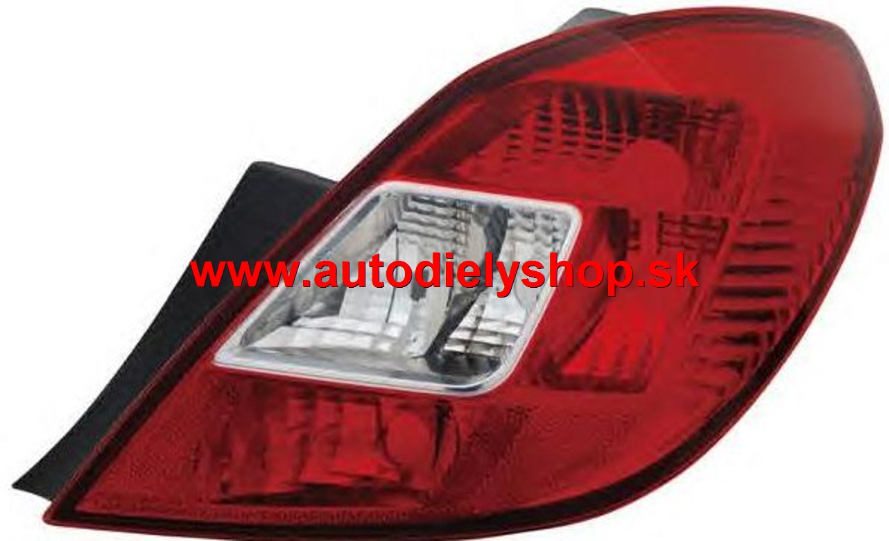 Opel CORSA D 01/11- zadné svetlo bez objímky ľavé /PRE 5DVER.