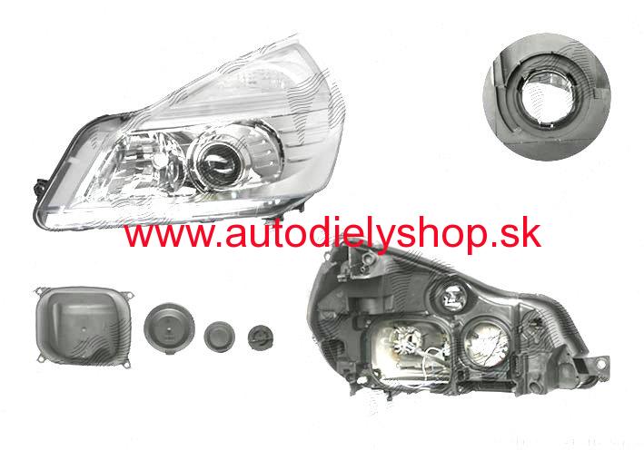 Renault ESPACE V 01/06- hlavný reflektor D2S+H1 xenón ľavý /VALEO/