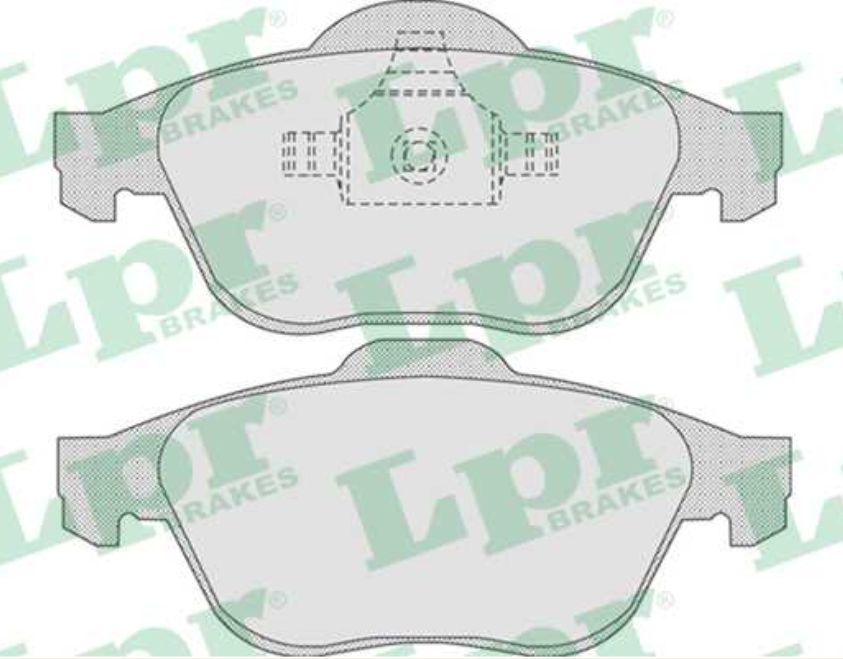 Renault ESPACE V 01/06-  predné brzdové platničky sada /SAMKO/