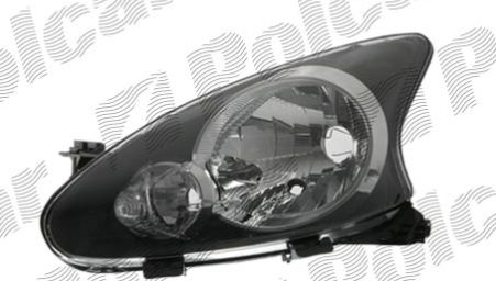 Toyota AYGO 09/05- predné svetlo H4 el.bez motorčeka ľavé /TYC/