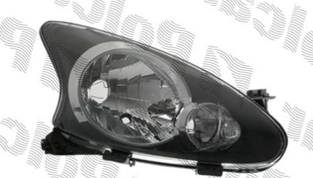 Toyota AYGO 09/05- predné svetlo H4 el.bez motorčeka pravé /TYC/
