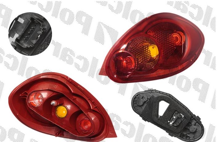 Toyota AYGO 09/05- zadné svetlo pravé /so žiarovkovou lištou/ /AL/