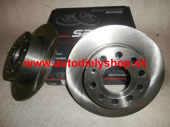 VW GOLF VI KOMBI 07/09- zadné brzdové kotúče sada L+P /SRL/