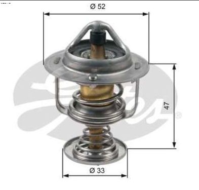 Toyota AYGO 09/05- termostat chladenia pre 1,0 /GATES/