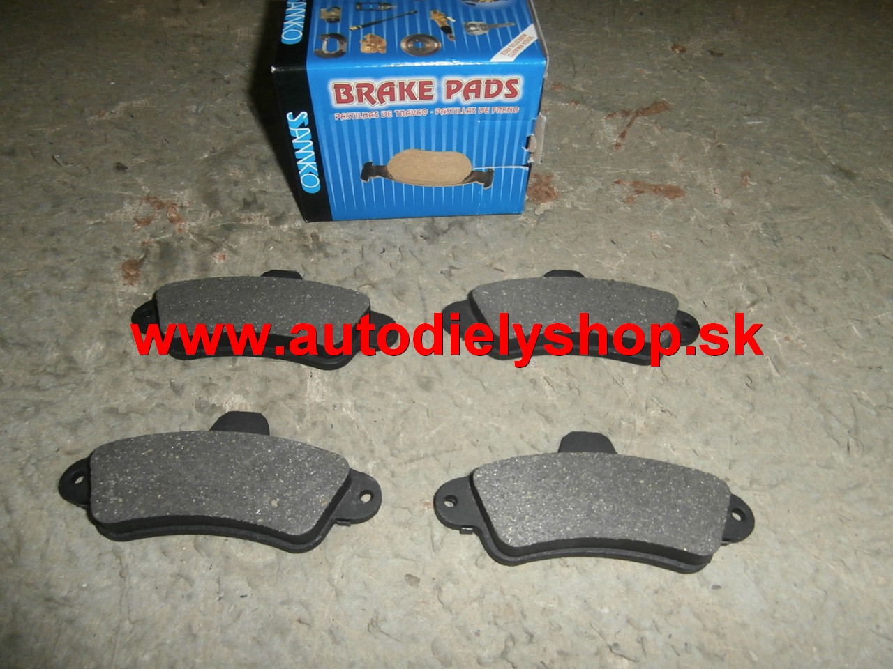 Ford MONDEO 3/93-9/96 zadné platničky Sada 