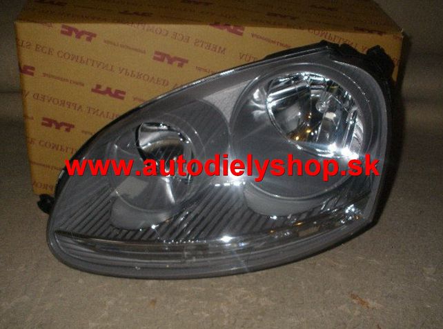 VW GOLF V KOMBI 09/05-09/10 svetlo H7+H7 ľavé,šedé / výrobca DJ AUTO /