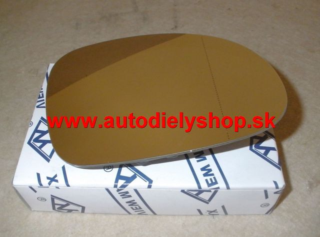VW GOLF V KOMBI 09/05-09/10 sklo zrkadla pravé,vyhrievané